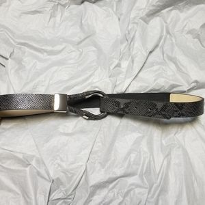 Ann Taylor Factory Black Textured Belt